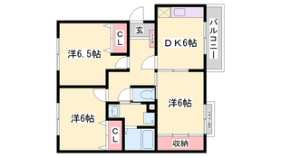 メゾンフレールの物件間取画像